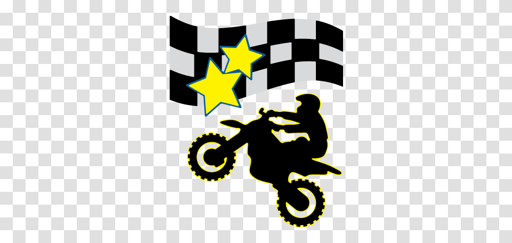 Motocross Rider, Star Symbol, Poster, Advertisement, Hand Transparent Png