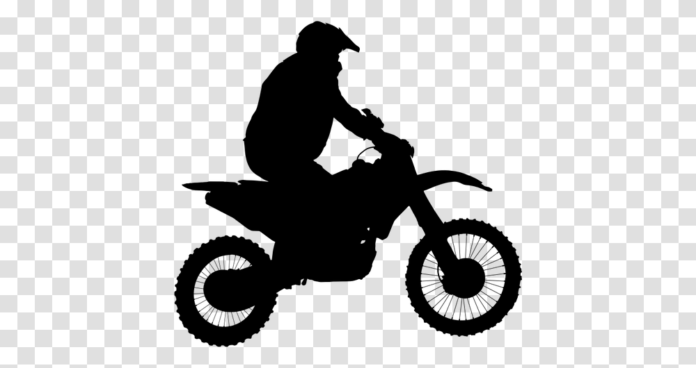 Motocross Silhouette, Gray, World Of Warcraft Transparent Png