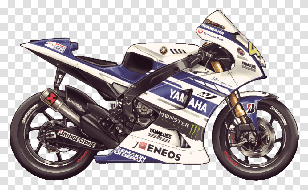 Motogp 2014 Teams And Riders Yamaha Motor Racing, Wheel, Machine, Spoke, Motorcycle Transparent Png