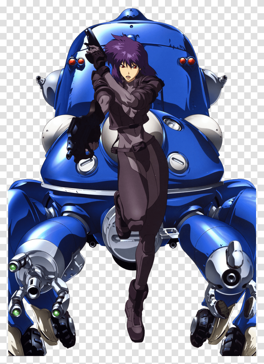 Motoko Kusanagi Sac Ghost In The Shell Stand Alone Complex Art, Toy, Person, People, Batman Transparent Png