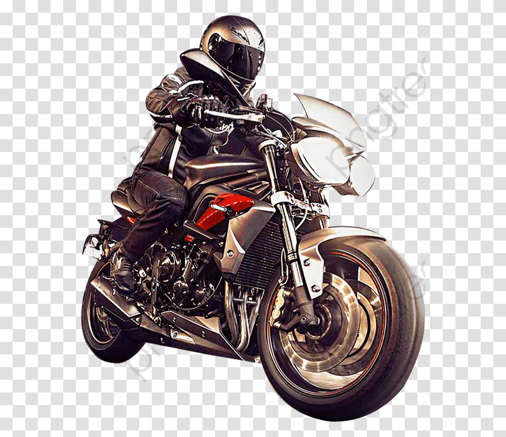 Motorbike Clipart, Motorcycle, Vehicle, Transportation, Helmet Transparent Png