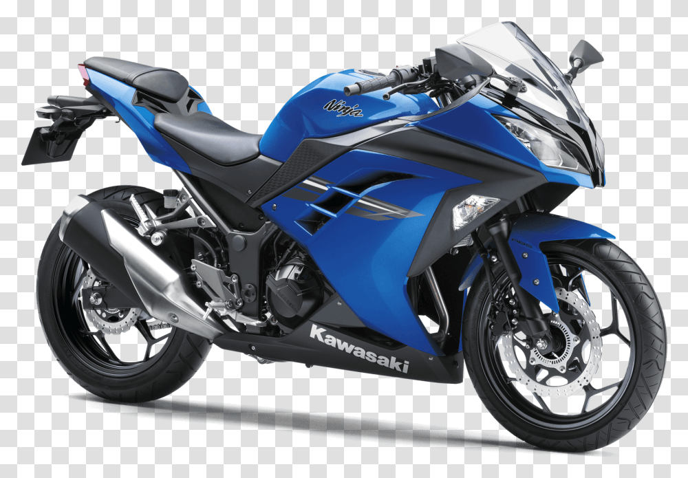 Motorbike Front 2017 Ninja 300 Blue, Motorcycle, Vehicle, Transportation, Wheel Transparent Png