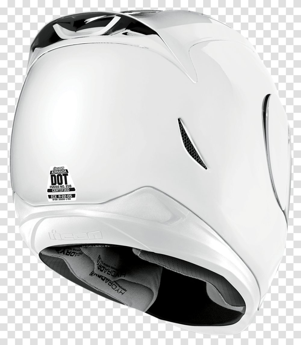 Motorbike Helmet Icon Icon White And Red Helmet, Apparel, Crash Helmet, Hardhat Transparent Png
