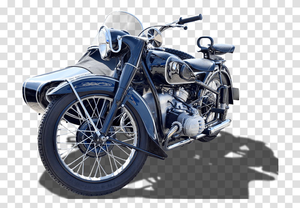 Motorcycle Bmw Historic Motorcycle Oldtimer Oldtimer Motorbike, Vehicle, Transportation, Wheel, Machine Transparent Png
