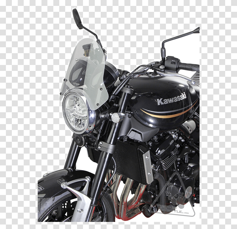 Motorcycle Clear Z900rs Screen, Vehicle, Transportation, Machine, Engine Transparent Png