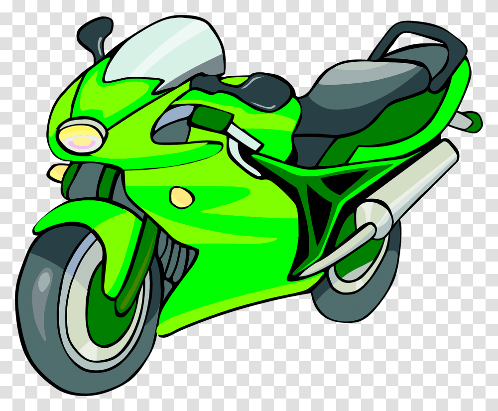 Motorcycle Clip Art Images Black, Vehicle, Transportation, Lawn Mower, Tool Transparent Png