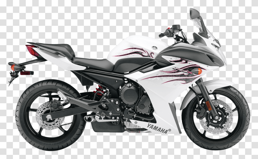 Motorcycle Clipart Black And White Yamaha Fz 600 2013, Vehicle, Transportation, Machine, Wheel Transparent Png