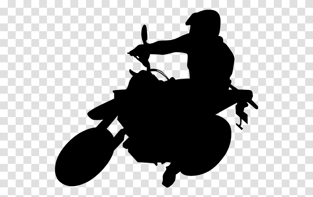 Motorcycle Clipart Motorcycle Driver Motorcycle Rider Silhouette, Gray, World Of Warcraft Transparent Png