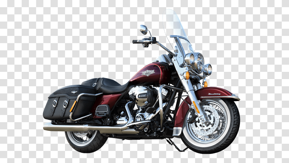 Motorcycle Clipart Road King 2014 Harley Road King, Vehicle, Transportation, Wheel, Machine Transparent Png