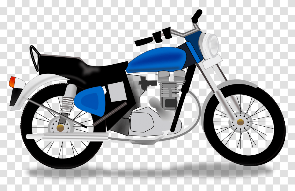 Motorcycle Clipart, Wheel, Machine, Vehicle, Transportation Transparent Png