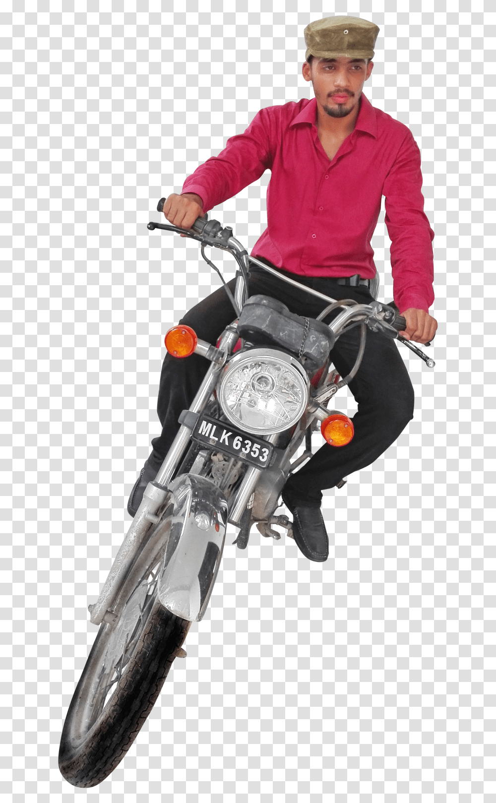 Motorcycle Cut Out, Vehicle, Transportation, Person, Light Transparent Png