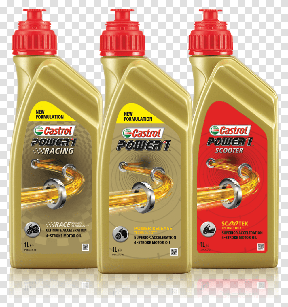 Motorcycle Engine Oils Castrol 10w40 Semi Synthetic Motorcycle Oil, Bottle, Label, Cosmetics Transparent Png