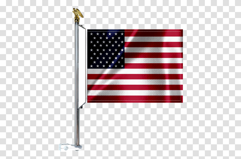 Motorcycle Flag Mount With American Flag Flag Of The United States Transparent Png