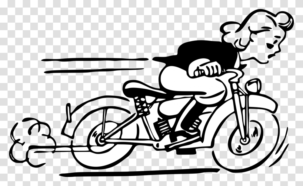 Motorcycle Harley Davidson Bicycle Woman Driving, Vehicle, Transportation, Scooter, Motor Scooter Transparent Png