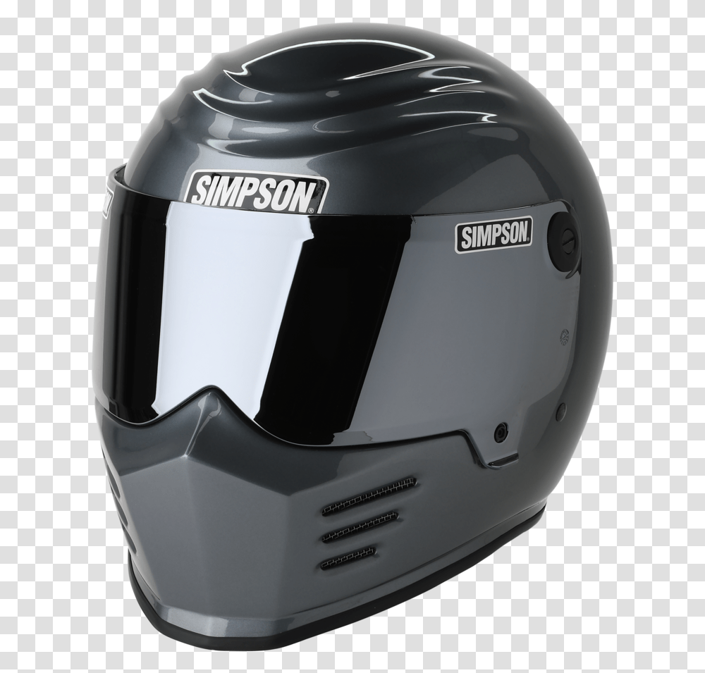 Motorcycle Helmet Simpson Bandit Helmet, Apparel, Crash Helmet, Mixer Transparent Png