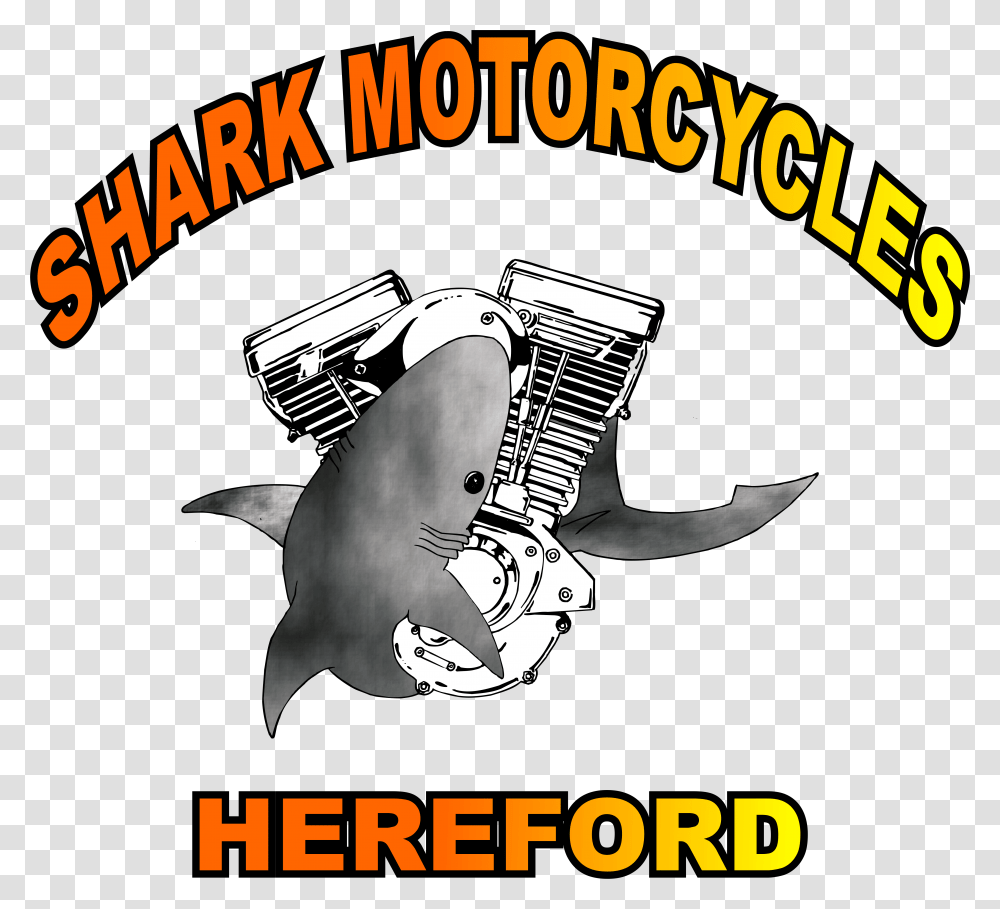 Motorcycle Mot Amp Service Hereford, Sea Life, Animal, Shark, Fish Transparent Png