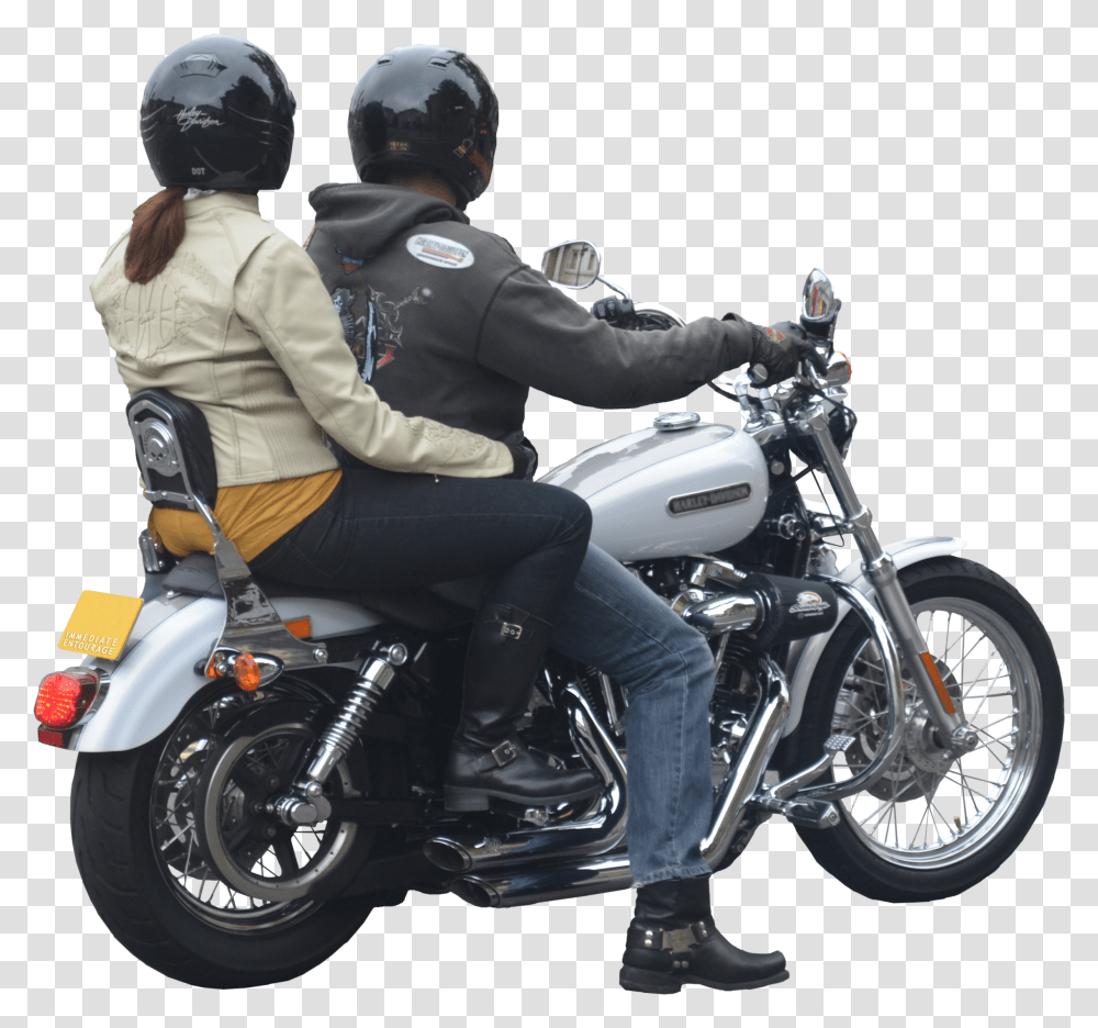 Motorcycle People On Motorbike Transparent Png