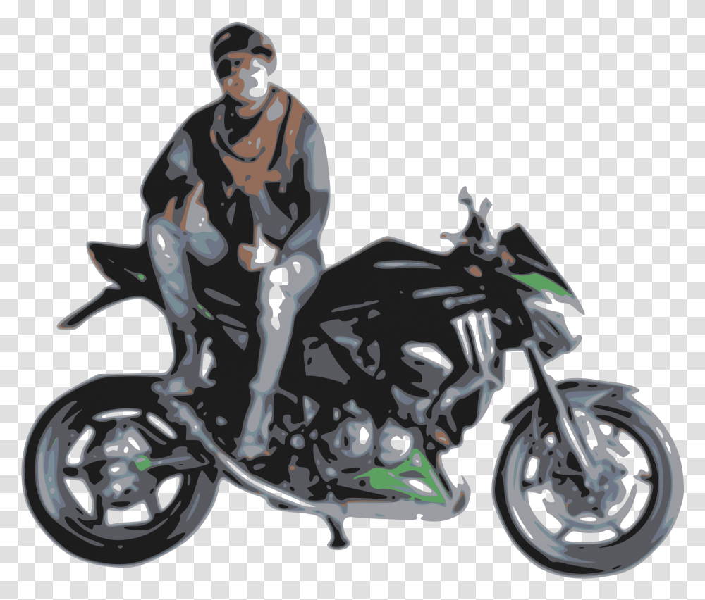 Motorcycle Rider Motor Bike Rider, Vehicle, Transportation, Person, Human Transparent Png