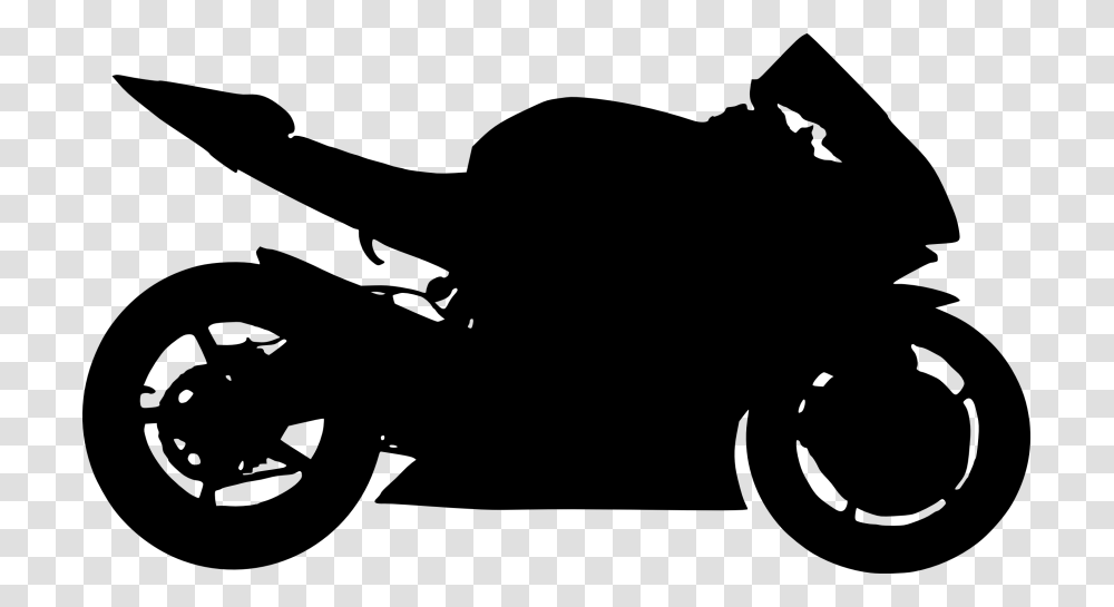 Motorcycle Silhouette, Wheel, Vehicle, Transportation, Outdoors Transparent Png