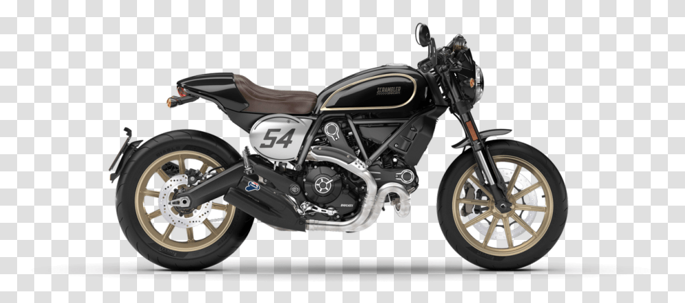 Motorcycle Standard Style Ducati Scrambler Cafe Racer 2019, Vehicle, Transportation, Wheel, Machine Transparent Png
