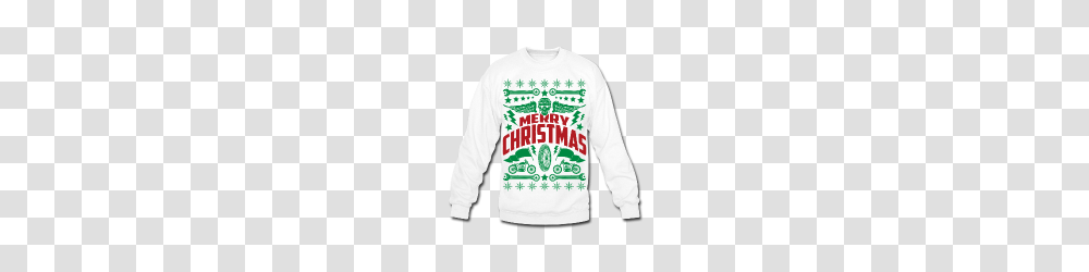 Motorcycle Ugly Christmas Sweater Jomadado, Apparel, Sweatshirt, Long Sleeve Transparent Png