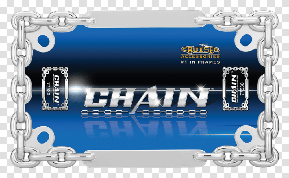 Motorcyle Chain Chrome License Plate Frame Chain, Shower Faucet, Advertisement, Weapon Transparent Png