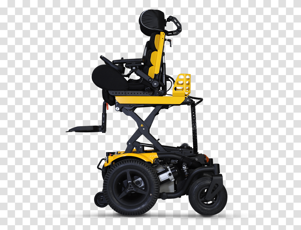 Motorized Wheelchair Chair, Furniture, Lawn Mower, Tool, Machine Transparent Png