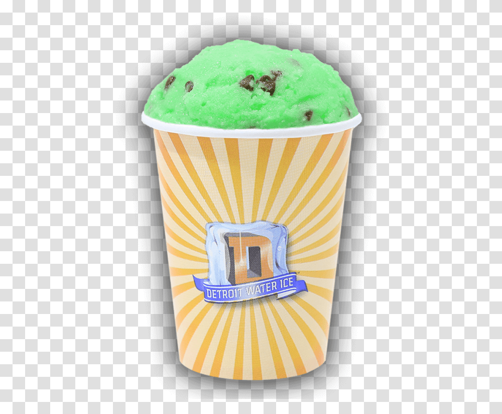 Motown Mint And The Chips Detroit Water Ice Factory, Cream, Dessert, Food, Creme Transparent Png