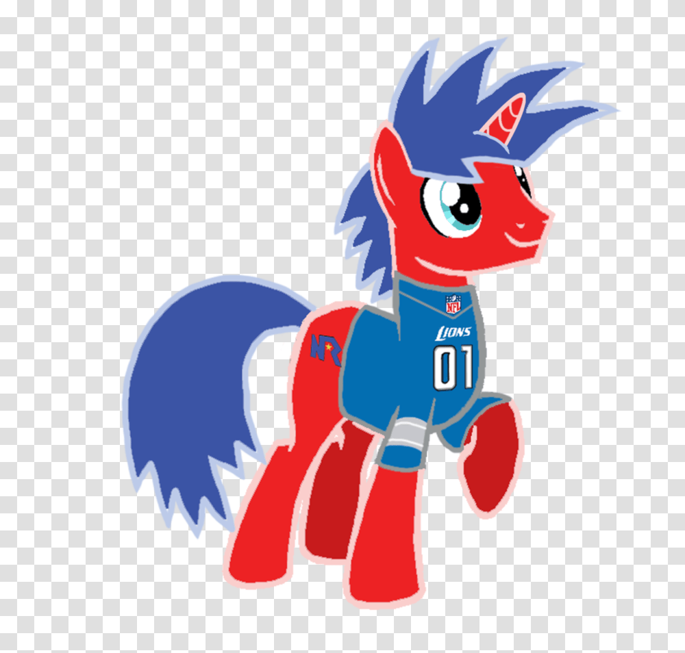 Motown Warriano In His Detroit Lions Jersey, Dragon, Toy Transparent Png