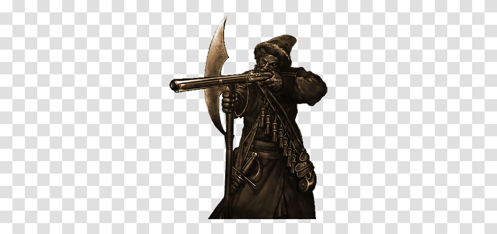 Mount And Blade Fire Sword Wiki Mount And Blade Warband Firearms, Person, Bronze, Weapon, Emblem Transparent Png