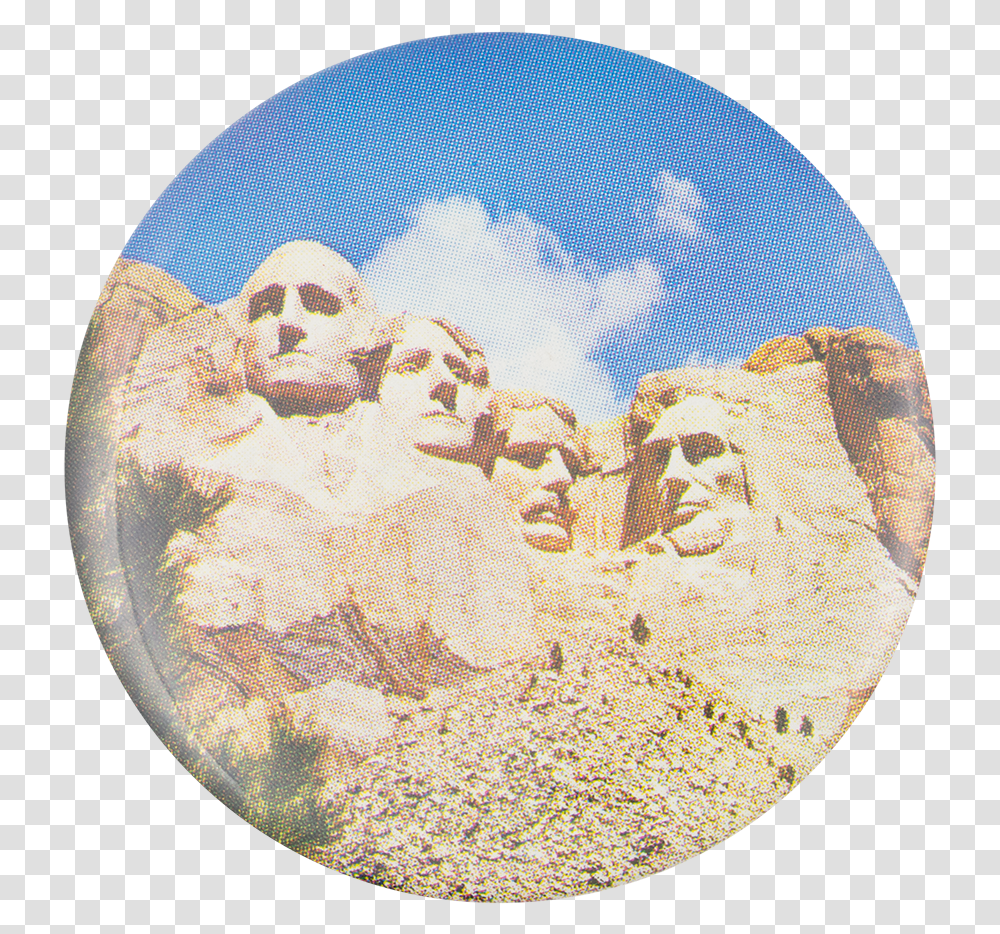 Mount Rushmore Art Button Museum Washington Dc Mount Rushmore, Sphere, Rug, Person, Human Transparent Png