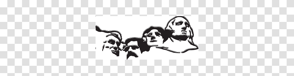 Mount Rushmore Decal, Stencil Transparent Png