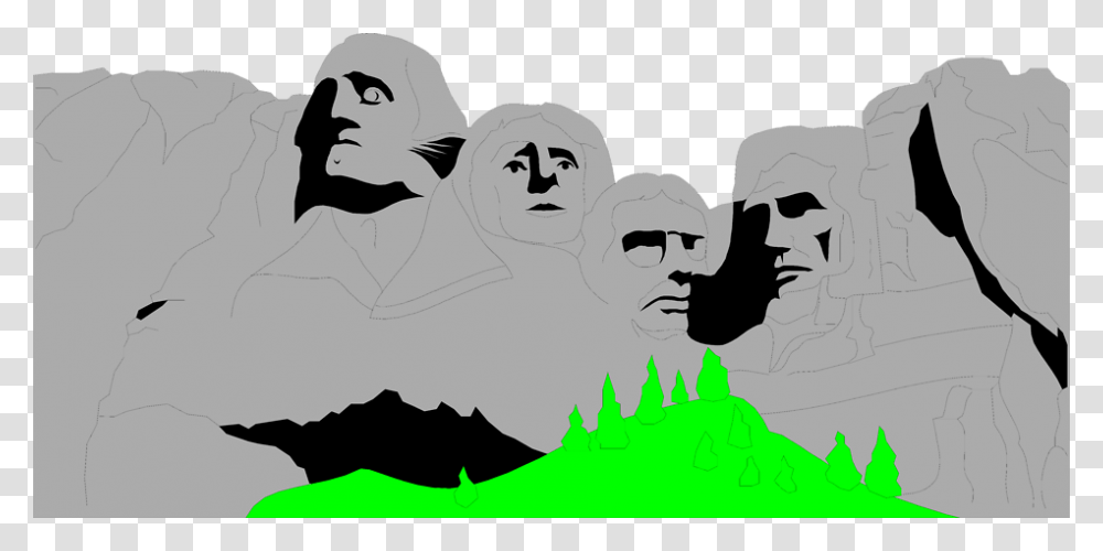 Mount Rushmore Free Stock Photo Illustration Of Mount Rushmore, Face, Stencil Transparent Png