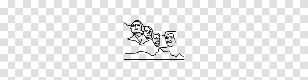 Mount Rushmore Icons Noun Project, Gray, World Of Warcraft Transparent Png