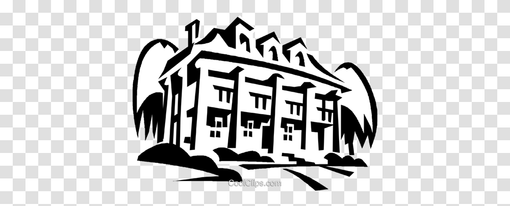 Mount Vernon Home Of Washington Royalty Free Vector Clip Art, Nature, Building, Housing, Outdoors Transparent Png