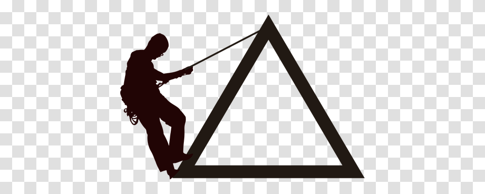 Mountain Triangle, Person, Duel, Silhouette Transparent Png