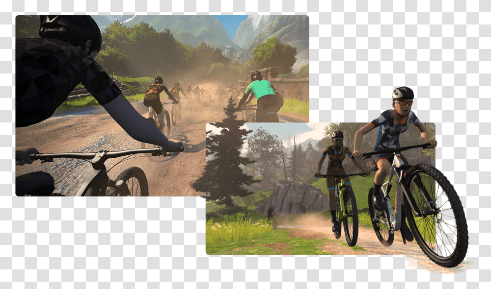 Mountain Bike, Bicycle, Vehicle, Transportation, Person Transparent Png