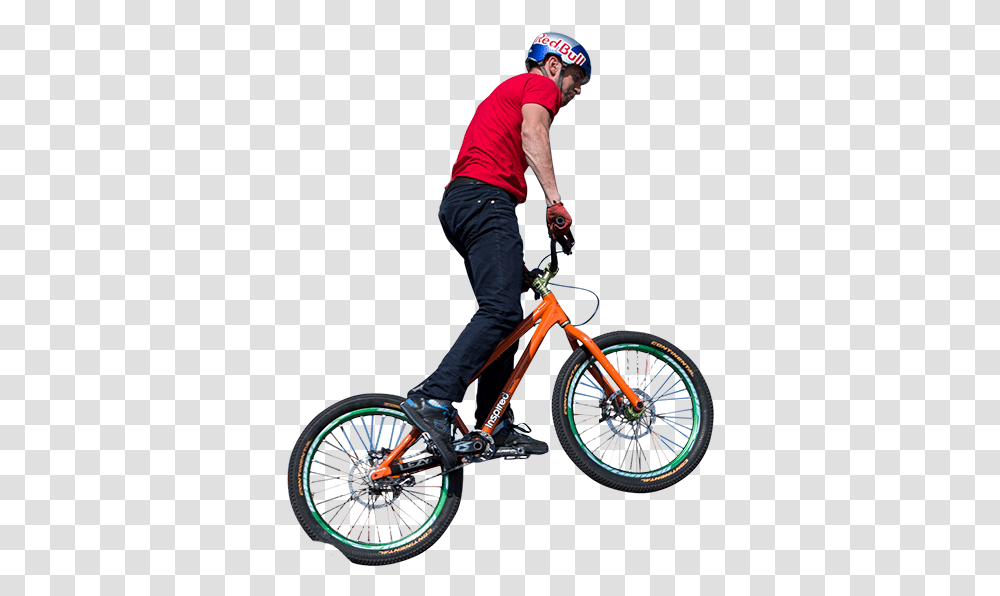 Mountain Bike, Person, Human, Helmet Transparent Png