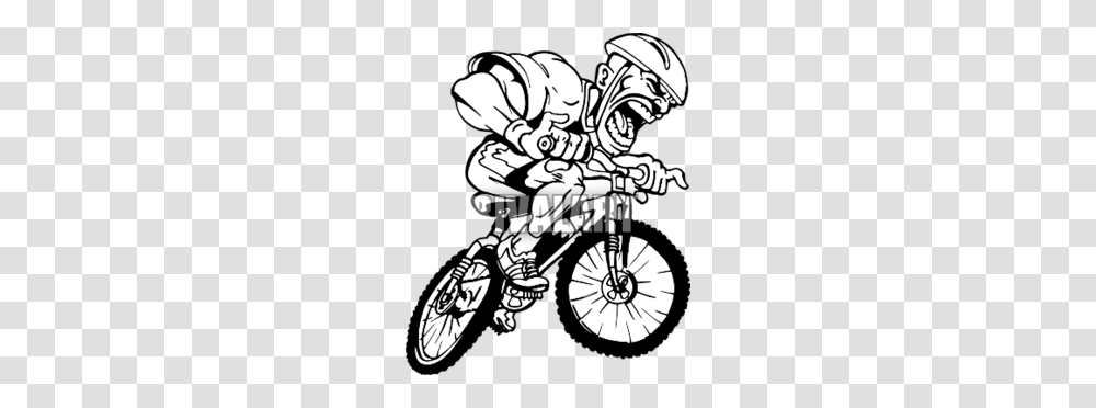 Mountain Bike Rider Clipart, Vehicle, Transportation, Bicycle, Cyclist Transparent Png