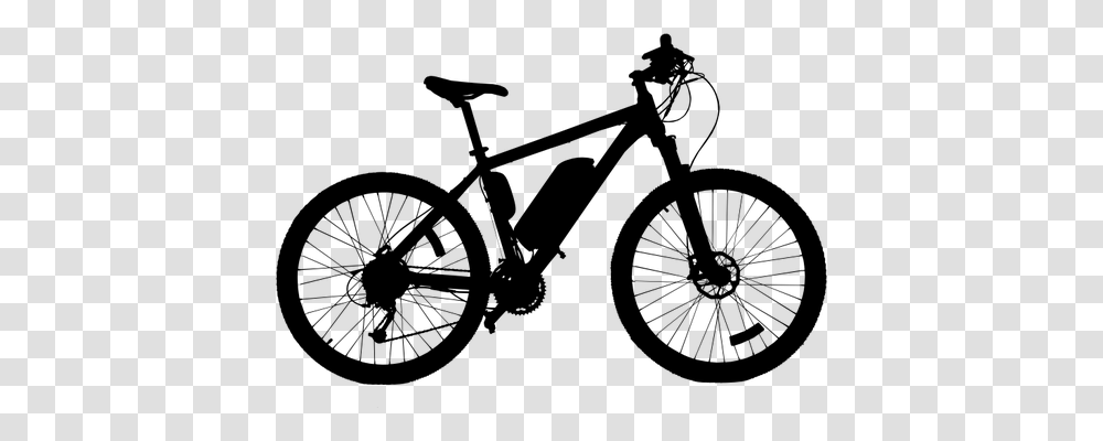 Mountain Bike Silhouette, Gray, World Of Warcraft Transparent Png