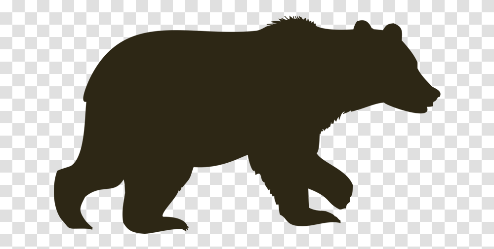 Mountain Caribou Polar Bear Silhouette Vector, Animal, Mammal, Wildlife, Person Transparent Png