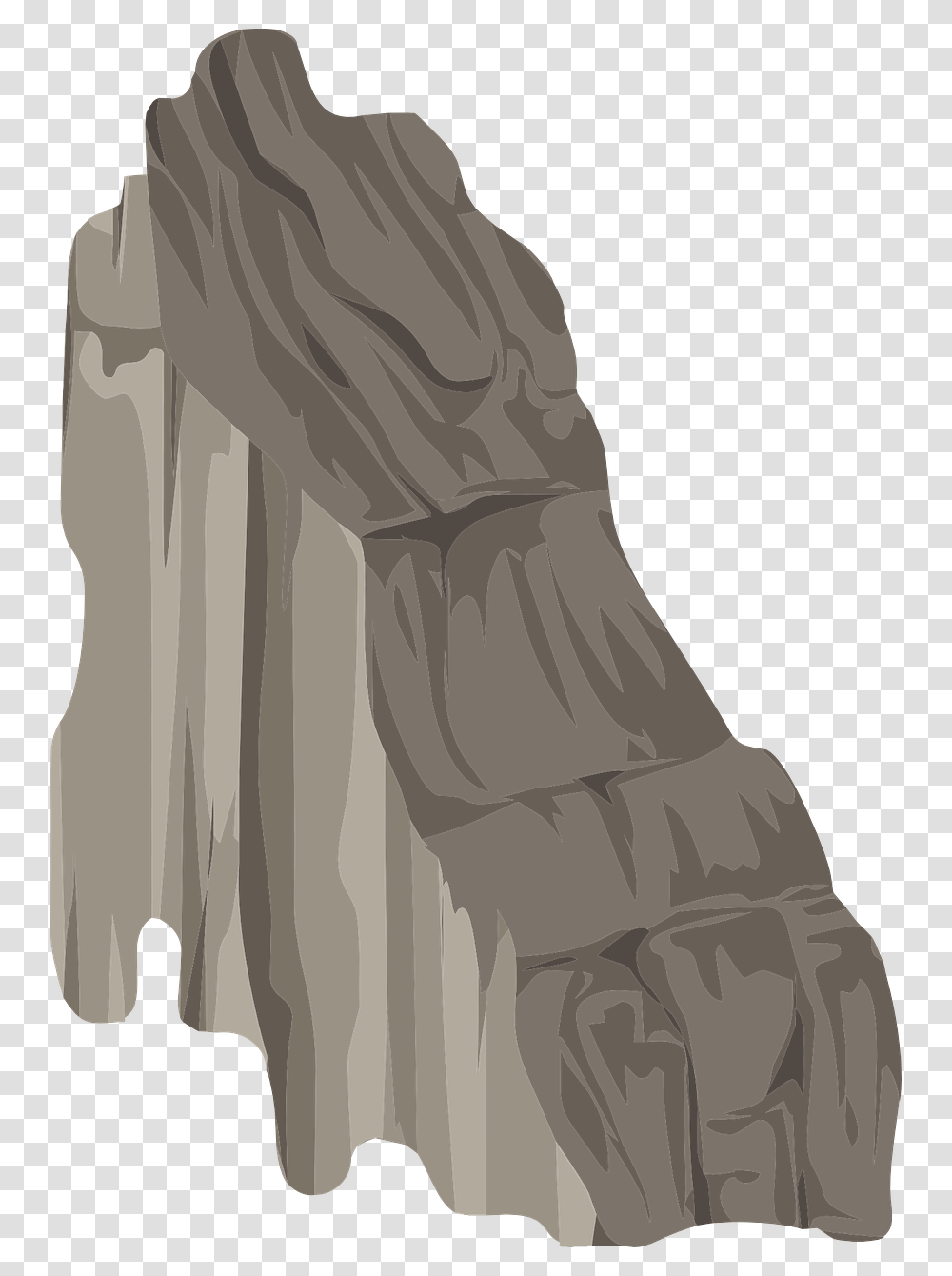 Mountain Cliff Drawing, Clothing, Coat, Sleeve, Long Sleeve Transparent Png