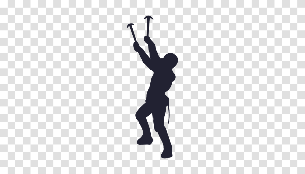 Mountain Climbing Silhouette, Person, People, Sport, Leisure Activities Transparent Png