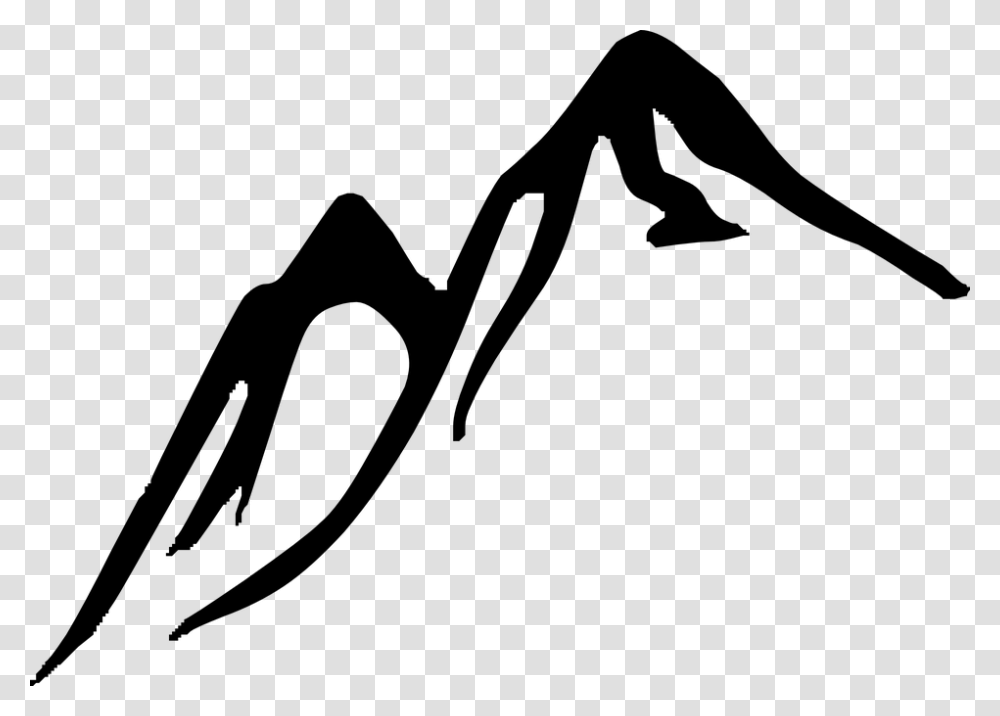 Mountain Clipart Black And White, Gray, World Of Warcraft Transparent Png
