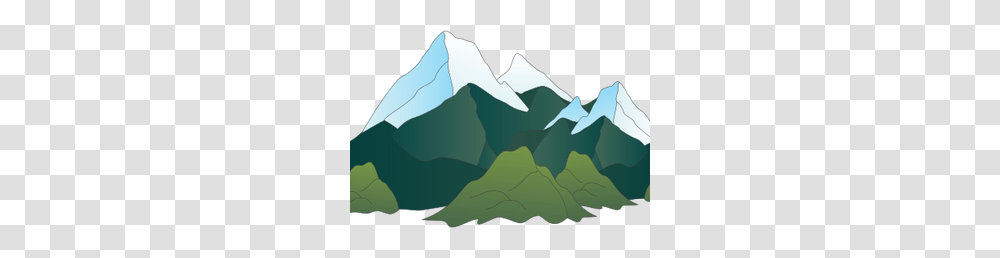 Mountain Clipart Image, Nature, Outdoors, Ice, Snow Transparent Png
