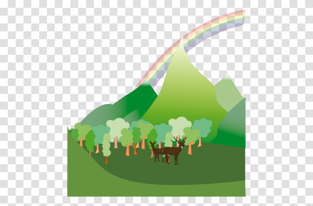 Mountain Clipart Scenic, Outdoors, Nature, Horse Transparent Png