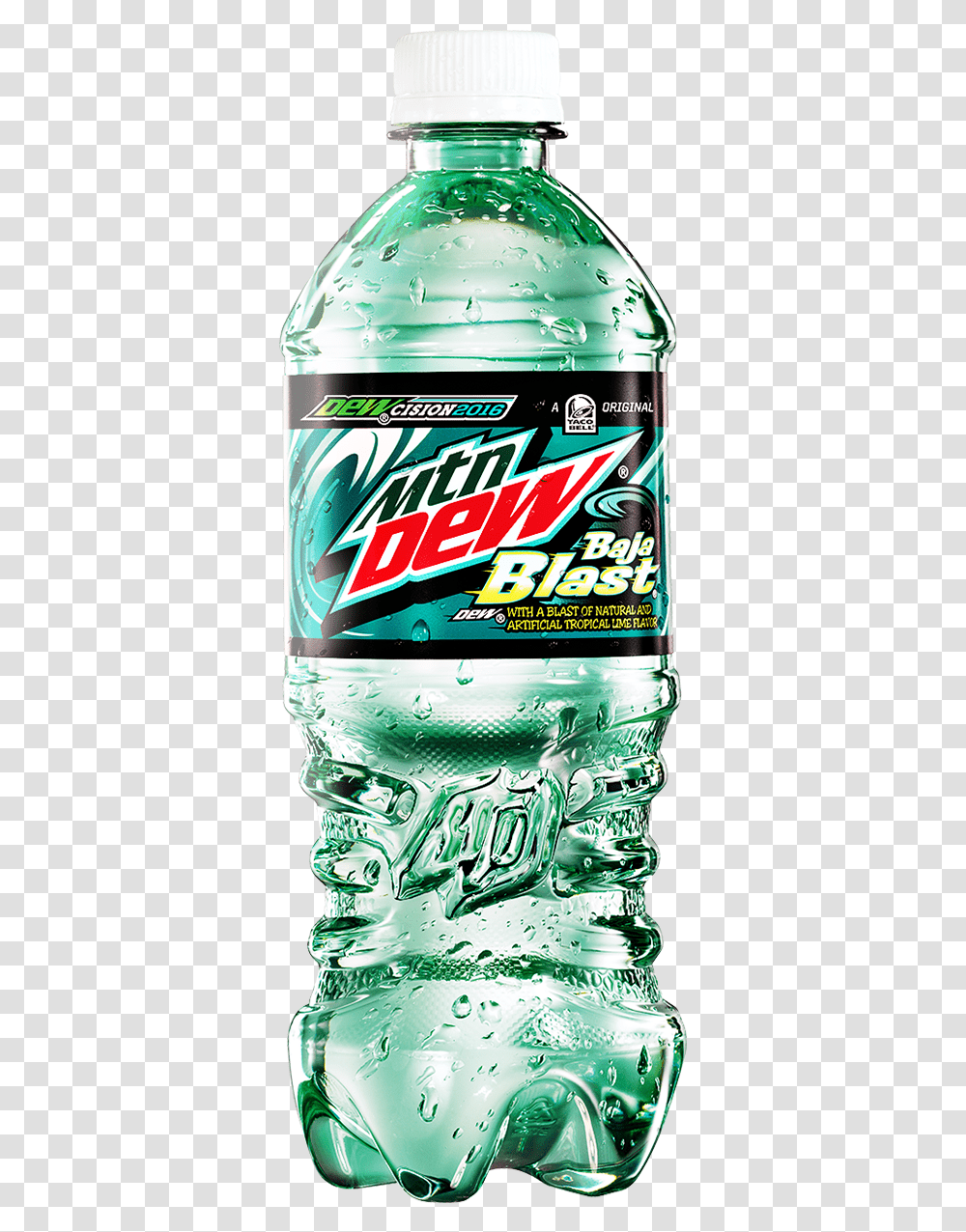 Mountain Dew Baja Blast 2018, Mineral Water, Beverage, Water Bottle, Drink Transparent Png