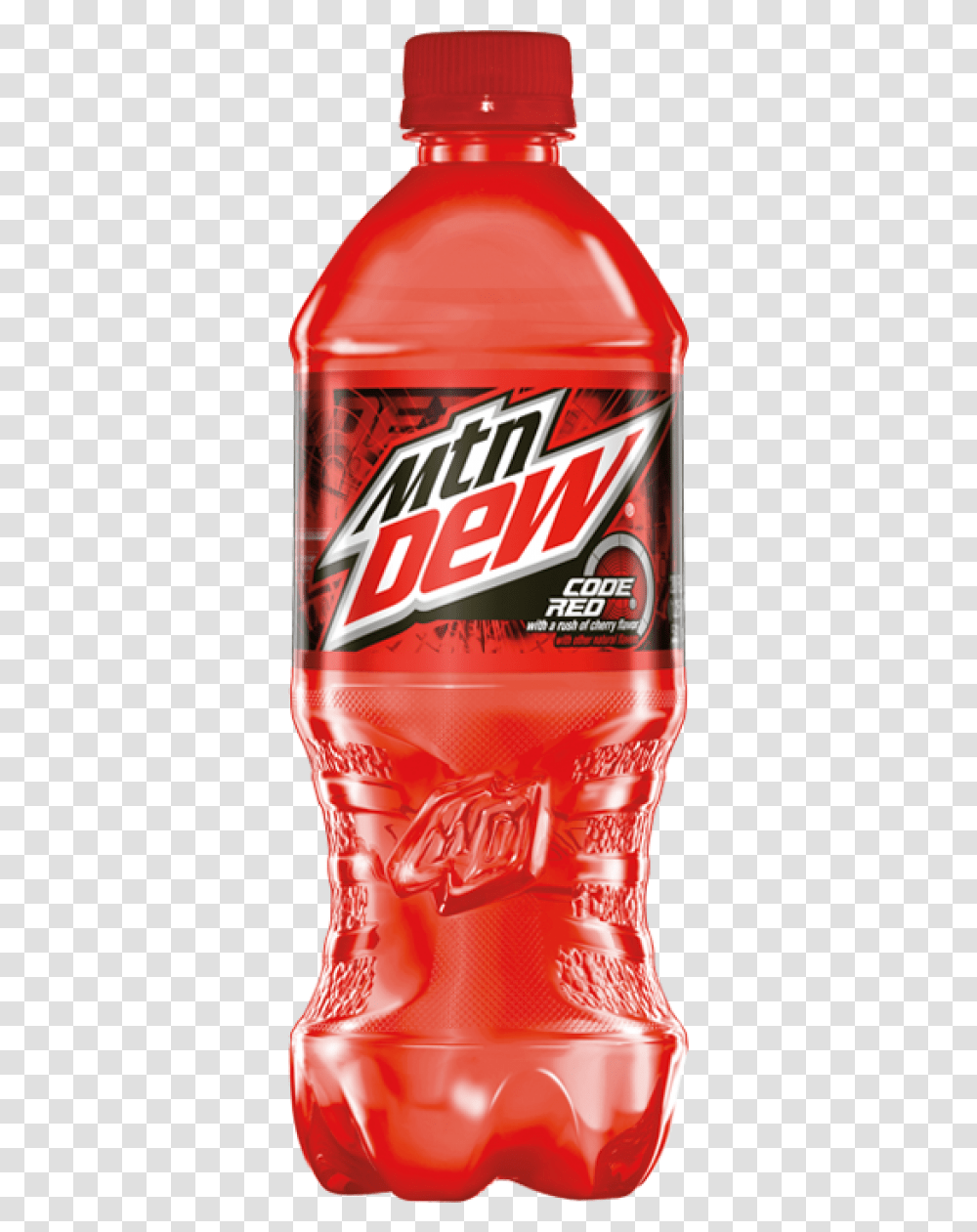 Mountain Dew Code Red Beverage Drink Bottle Liquor Transparent Png Pngset Com