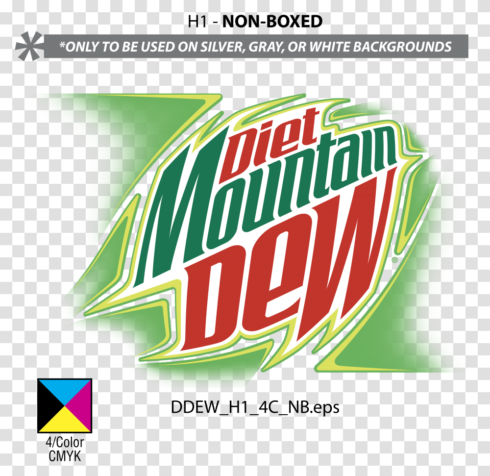 Mountain Dew Drink Logo, Advertisement, Poster Transparent Png