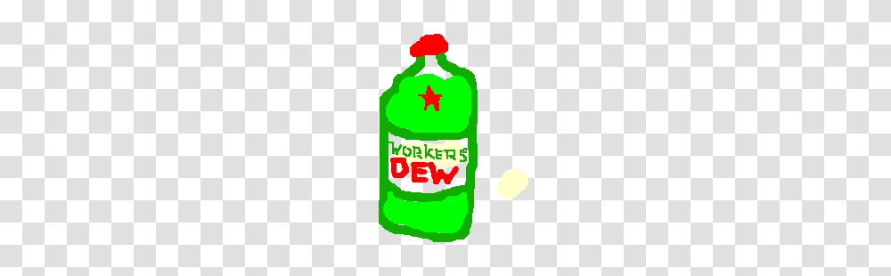 Mountain Dew Is A Communist Soda, Bottle, Pop Bottle, Beverage, Green Transparent Png